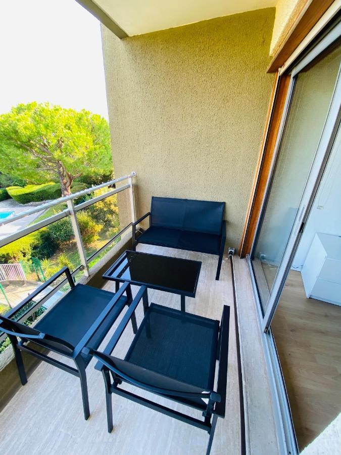 Appartement Cote D'Azur Plage - Piscine - Tennis Villeneuve-Loubet Luaran gambar