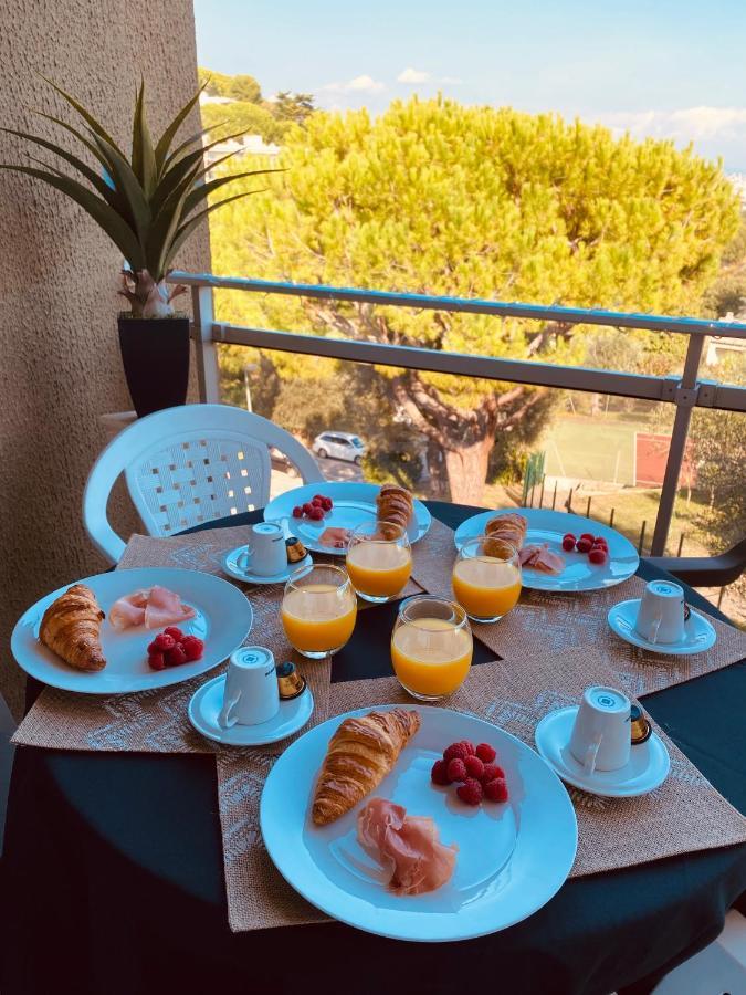 Appartement Cote D'Azur Plage - Piscine - Tennis Villeneuve-Loubet Luaran gambar